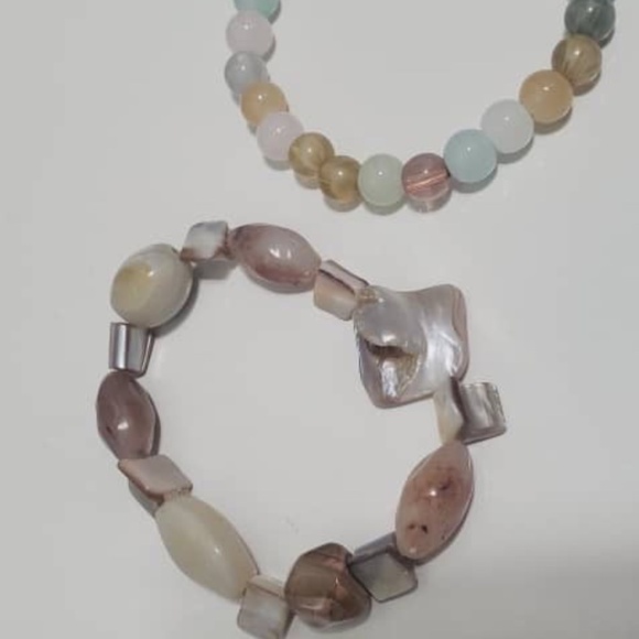 Mixed Ancient, Agate Beaded Bracelet🌴 - Picture 2 of 6